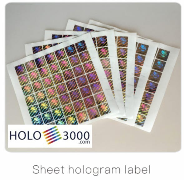 ologramma adesivo hologram sticker